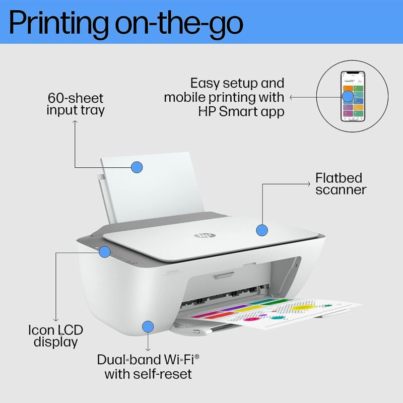 HP Inkjet Prinnter - HP DeskJet Ink Advantage 2776 All-in-One Printer - Image 3