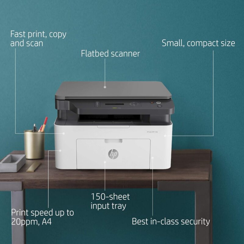 HP Laserjet  Printer - HP LaserJet MFP 136a Printer - Image 6