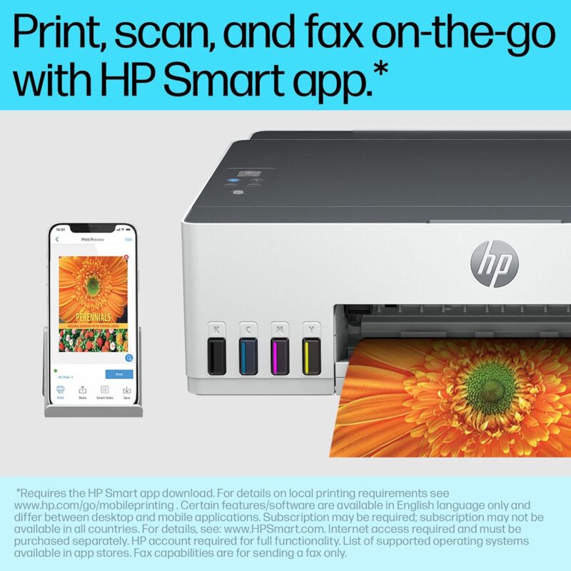 HP Inkjet Printer - HP Smart Tank 210 All-in-One Printer - Image 4