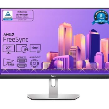 Dell -S2721Hnm (68.96Cm)Fhd Monitor 1920 X 1080 @75Hz,Minimalistic Design